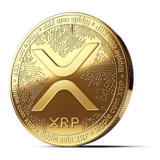 XRP-Medaille, vergoldet